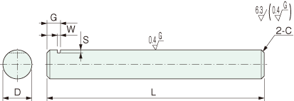 YSHA linear shaft plate grooved