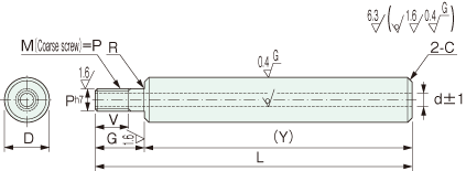 YSPCA pipe linear shaft