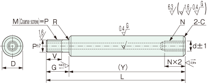 YSPCB pipe linear shaft