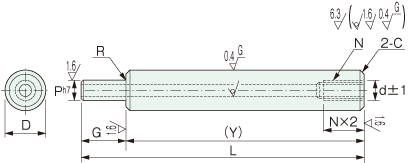 YSPDB pipe linear shaft