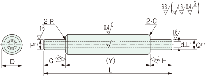 YSPDD pipe linear shaft